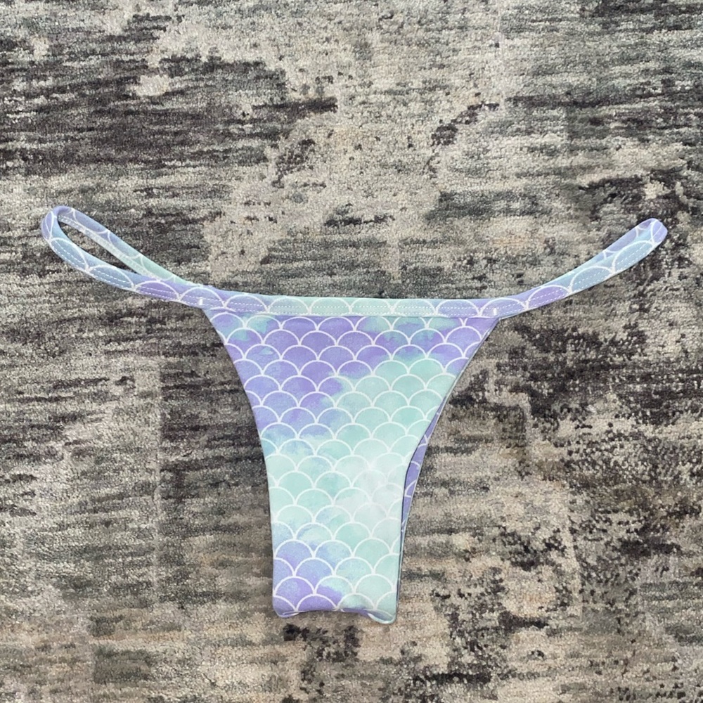 Midori Bikini Bottom in Purple and Mint